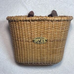 Nantucket Bike Basket Woven Wood
